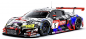 Mobile Preview: Decal Audi R8 LMS GT3 evo Team Iron Force by Ring Police #5 2021